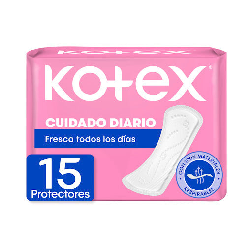 PROTECTORES DIARIOS KOTEX CUIDADO AVANZADO 15UN