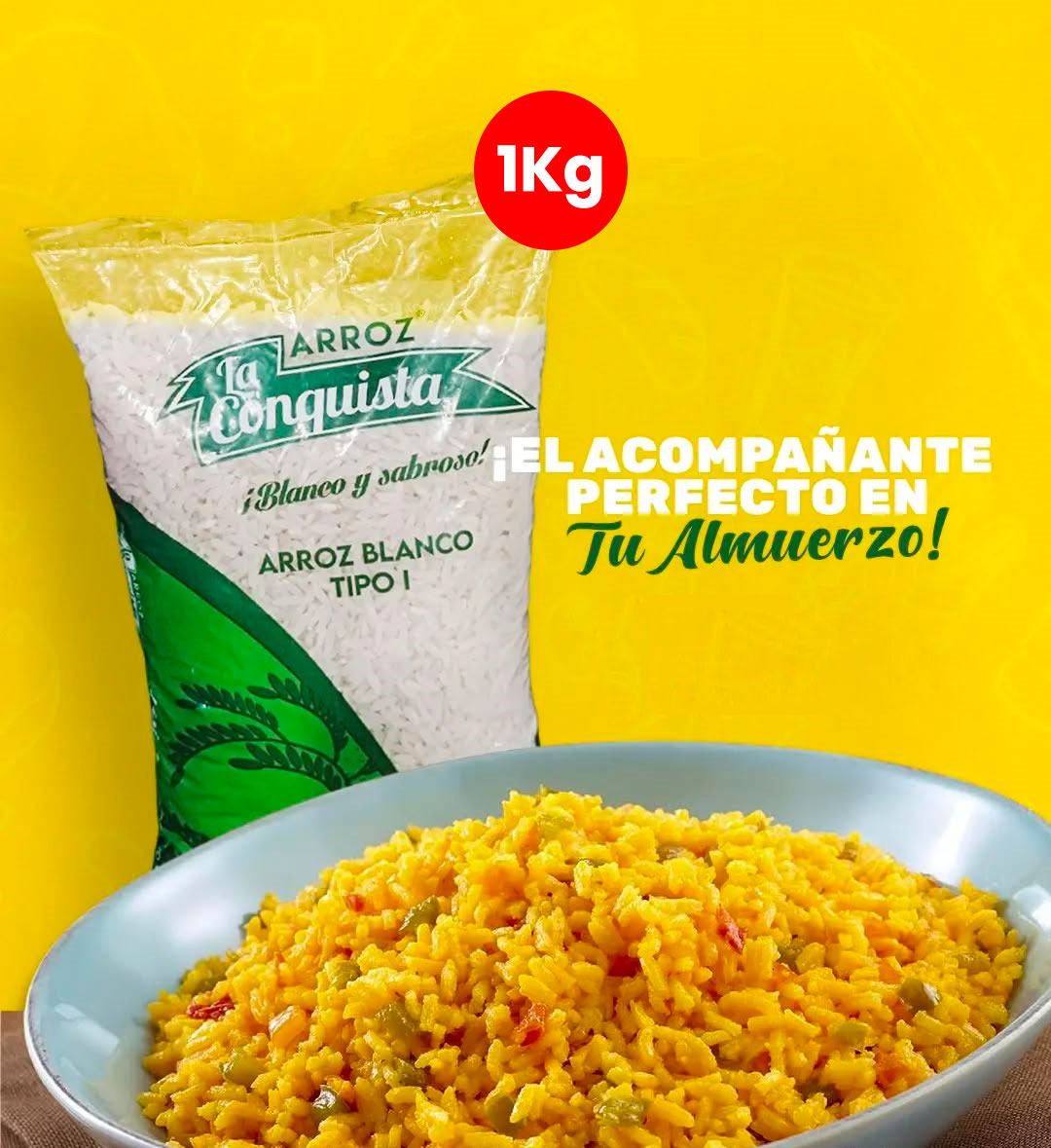 ARROZ BLANCO LA CONQUISTA 1KGRS.