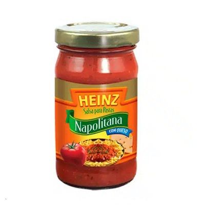 SALSA PARA PASTAS NAPOLITANA CON QUESO HEINZ 195GRS.