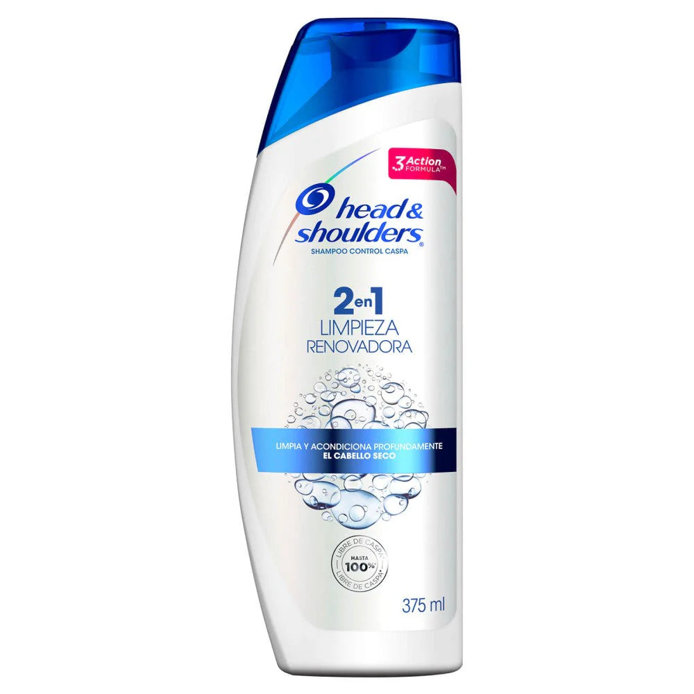 SHAMPOO HEAD SHOULDERS 2 EN 1 375ML