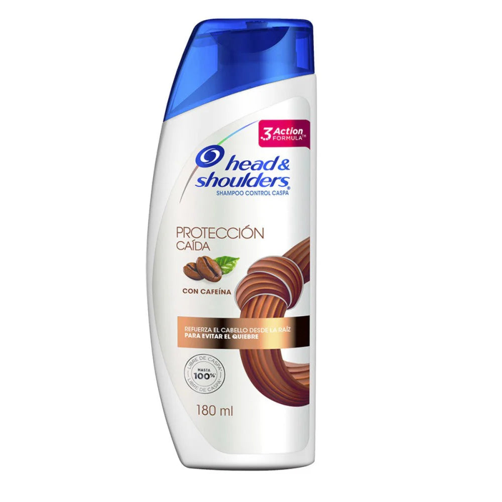 SHAMPOO HEAD & SHOULDERS 180ML CON CAFEINA