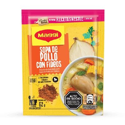 SOPA DE POLLO CON FIDEOS MAGGI 62GR