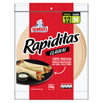 TORTILLAS CHIA Y QUINOA BIMBO 330GR
