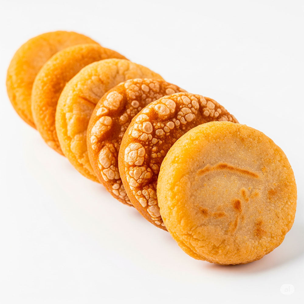 AREPAS DE CHICHARRON PRE-FRITAS LA VERDURERIA 6UND