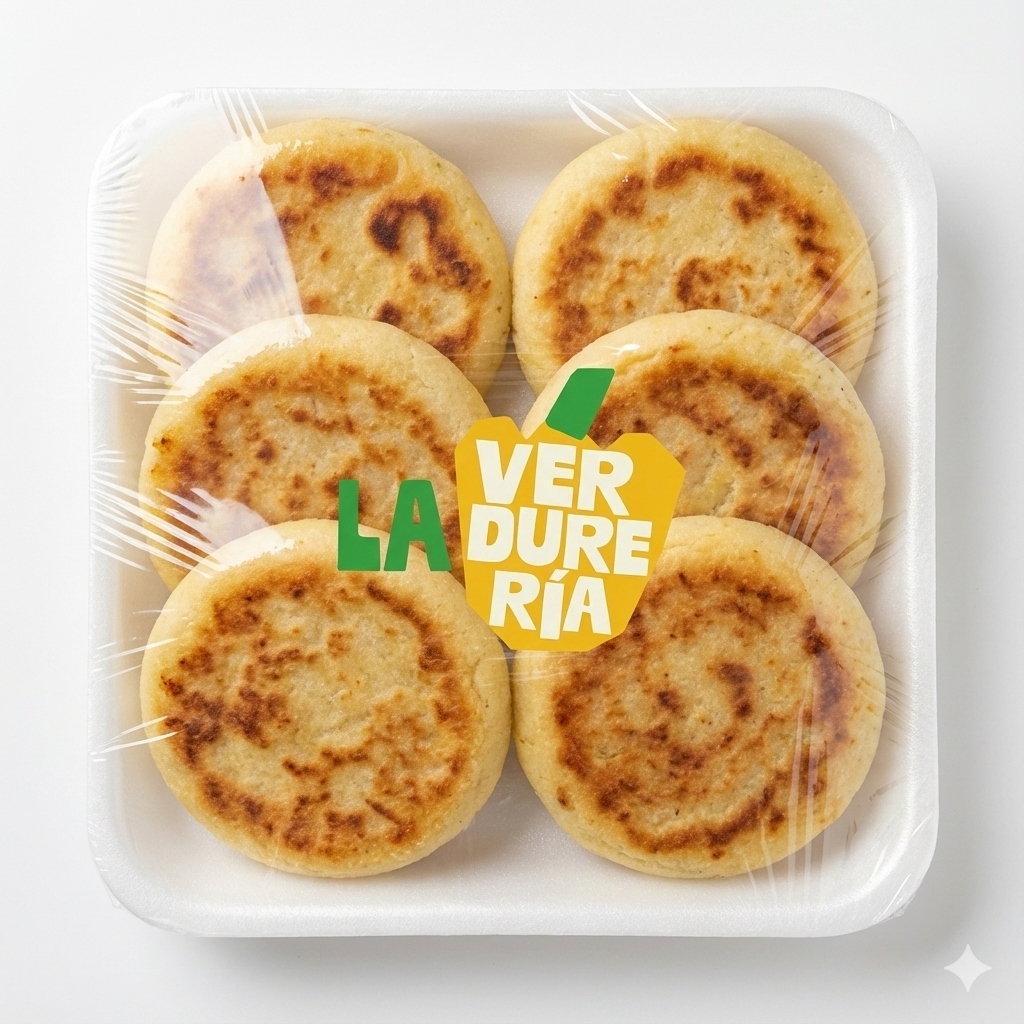 AREPAS DOBLE QUESO LA VERDURERIA  6UND