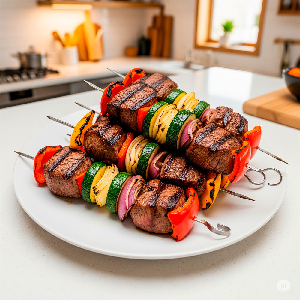 BROCHETAS DE LOMITO LA VERDURERIA