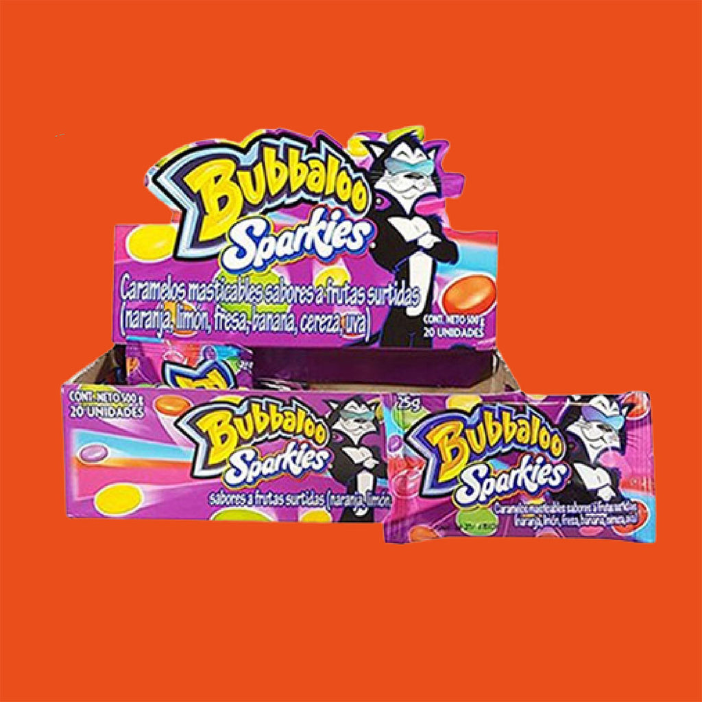 CHICLE BUBALOO SPARKIES 25GRS