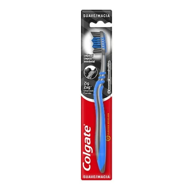 CEPILLO DENTAL COLGATE SIGZAG CHARCOAL