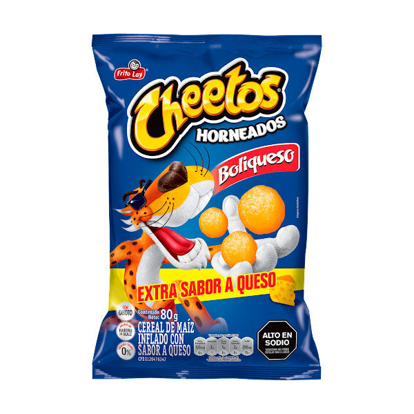 CHEETOS HORNEADOS BOLIQUESO 80GRS