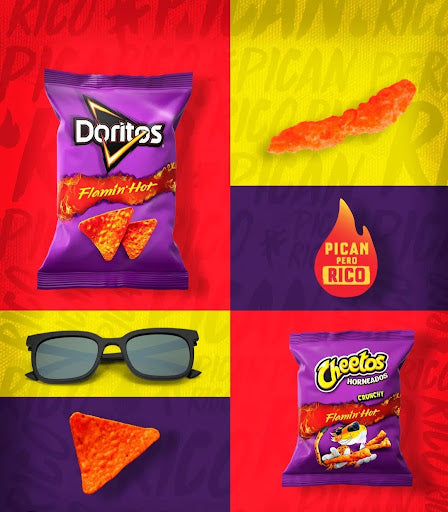 CHEETOS HORNEADOS CRUNCHY FLAMIN HOT 120GRS