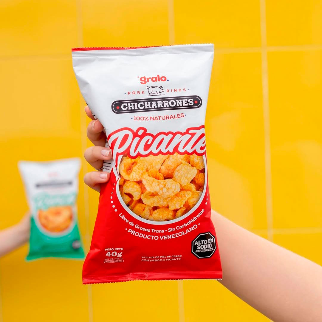 CHICHARRONES GRALO ORIGINAL-PICANTE 40GRS