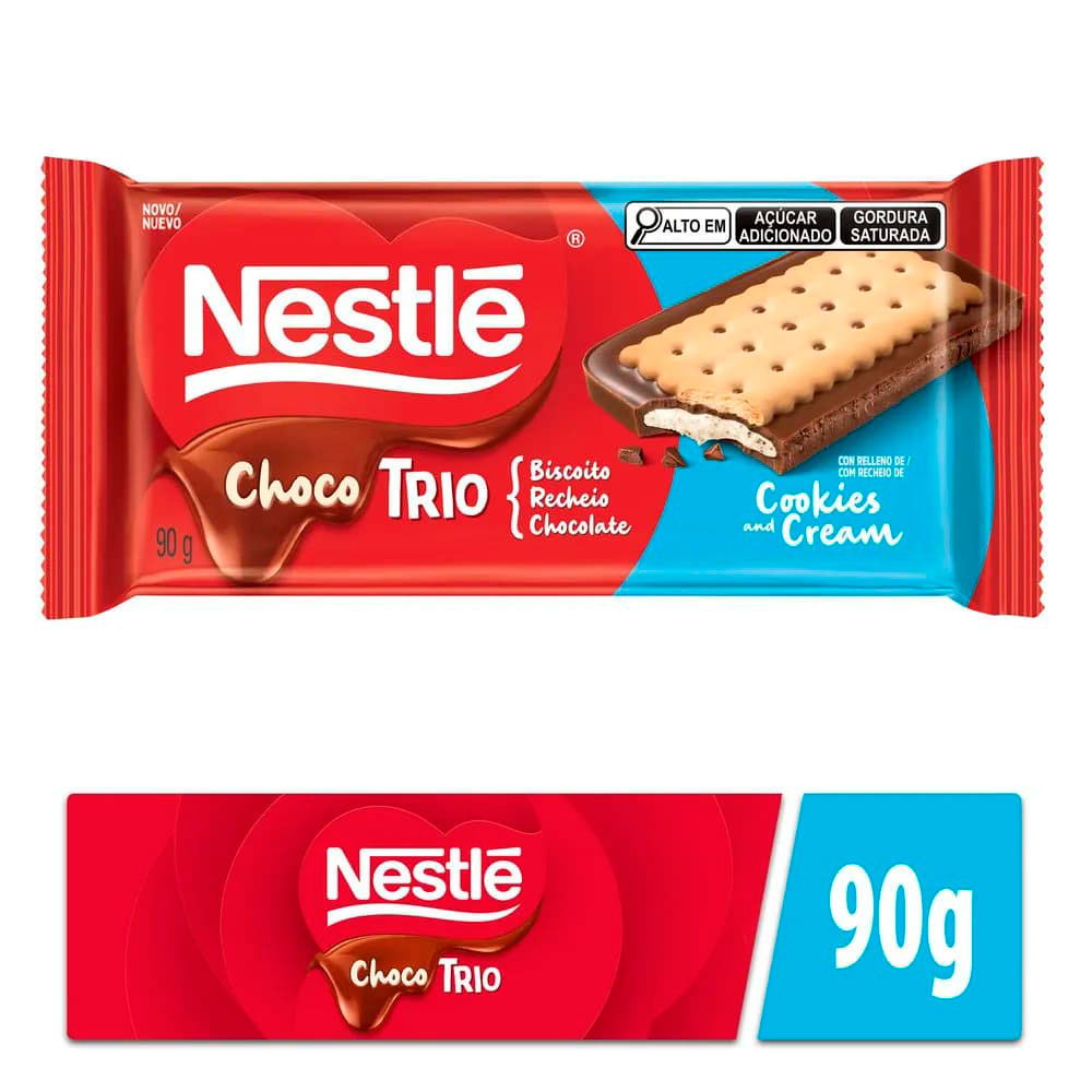 CHOCOTRIO NESTLE 90GR COOKIES AND CREAM