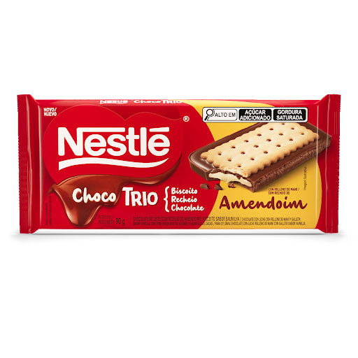 CHOCOTRIO NESTLE 90GR CHOCOLATE AMENDOIM