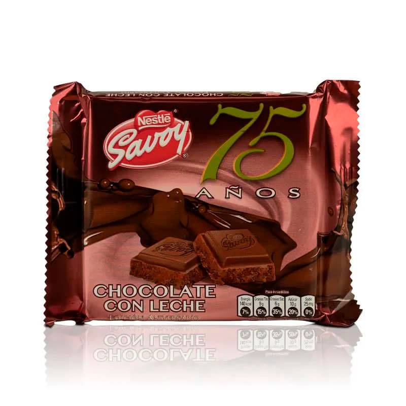 CHOCOLATE CON LECHE 75 AÑOS SAVOY