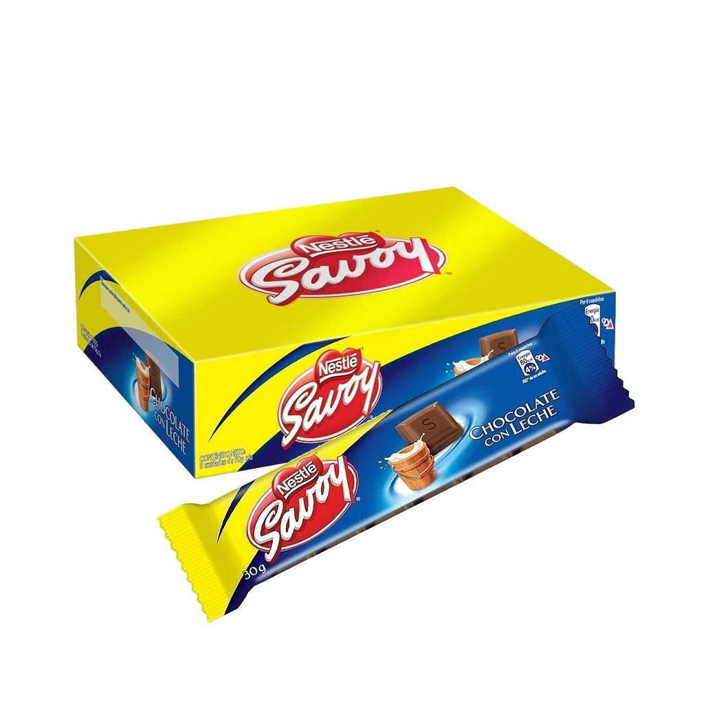 CHOCOLATE CON LECHE SAVOY 30GRS