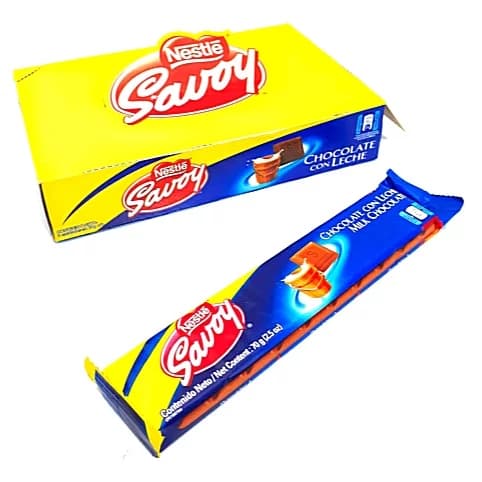 CHOCOLATE CON LECHE SAVOY 70GRS.
