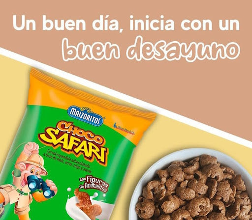 CHOCO SAFARI MAIZORITOS 240GRS.