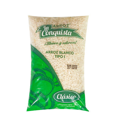ARROZ BLANCO TIPO 1 LA CONQUISTA 1KG