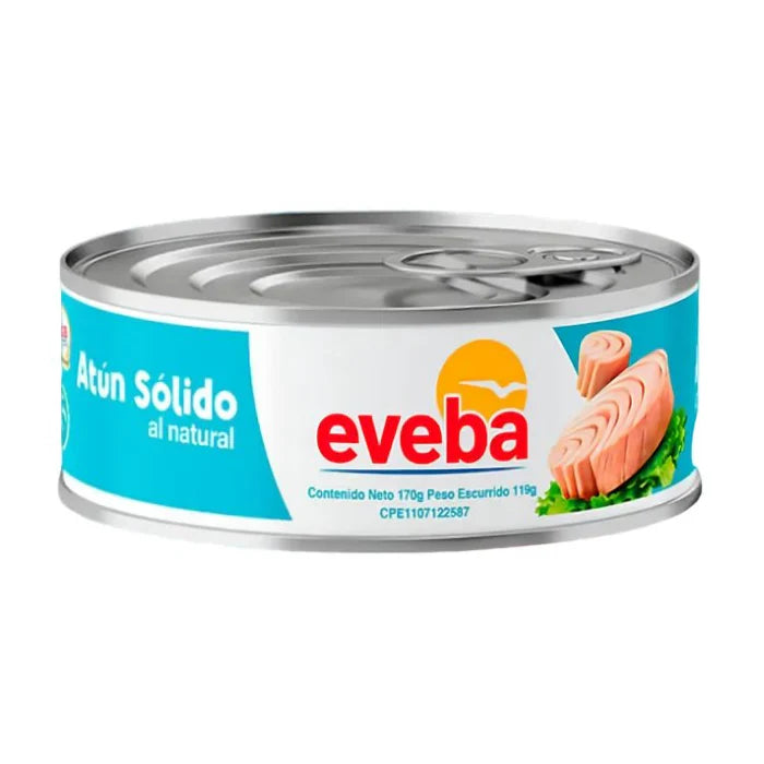 ATUN SOLIDO EVEBA AL NATURAL 170GR