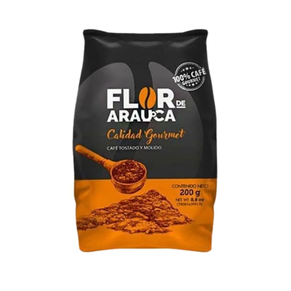 CAFE MOLIDO FLOR DE ARAUCA 200GRS.