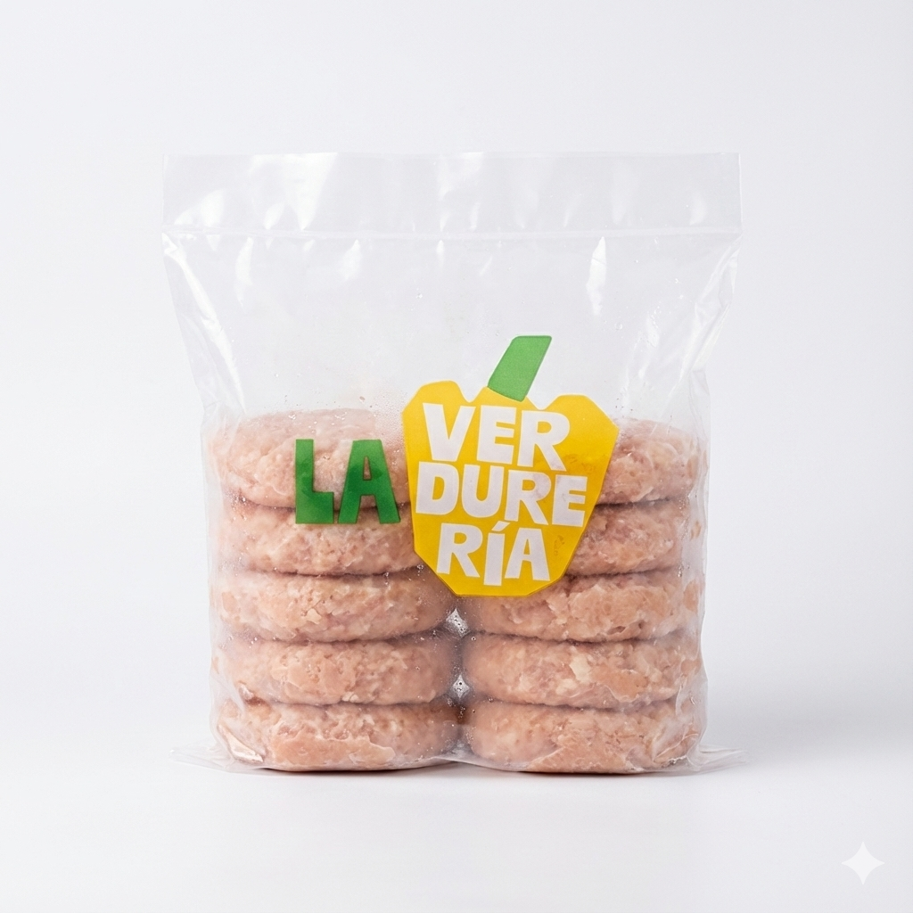 HAMBURGUESA DE POLLO 200GR LA VERDURERIA