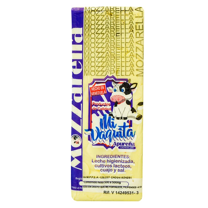 QUESO MOZZARELLA MI VAQUITA