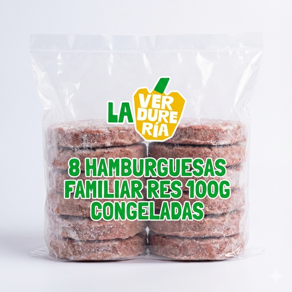 HAMBURGUESA FAMILIAR RES 100G LA VERDURERIA